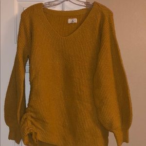 Lou and Grey yellow mustard sweater
